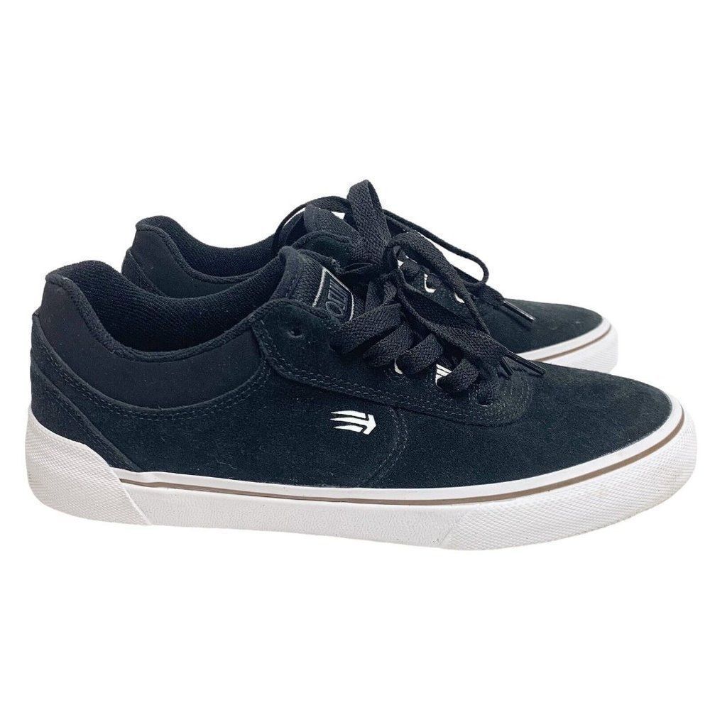 Etnies Chris Joslin VULC Black Suede Skate Shoes 9.5 Low Top